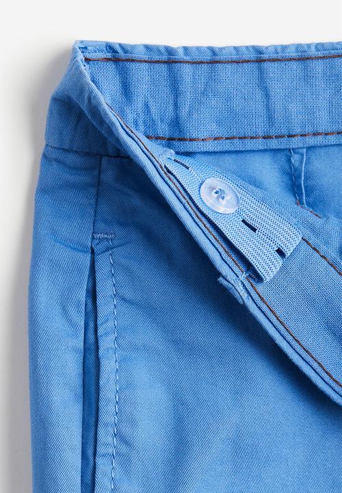 H&M - Cotton chino shorts - blue