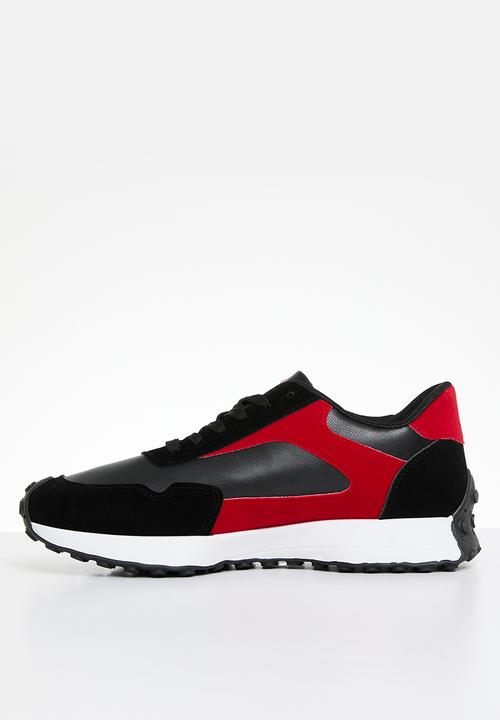 KANGOL - Gabriel Sneaker - Black & Red