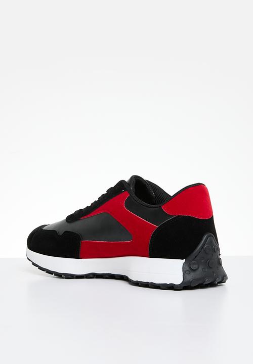 KANGOL - Gabriel Sneaker - Black & Red
