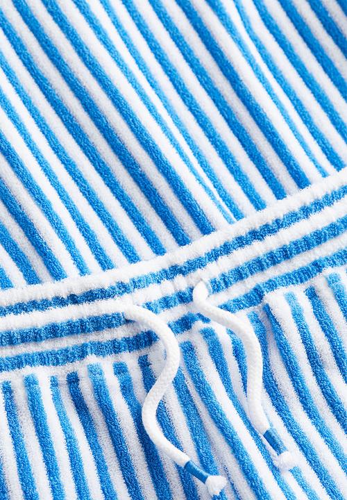 H&M - 2-Piece terry set - blue striped