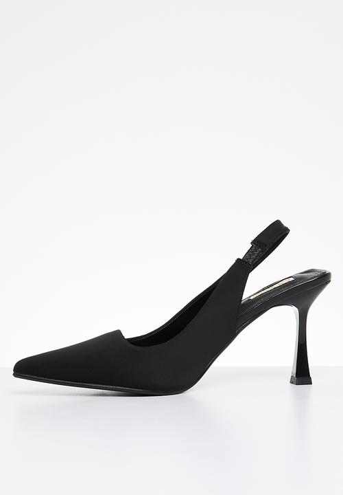 Plum - Slingback court - black
