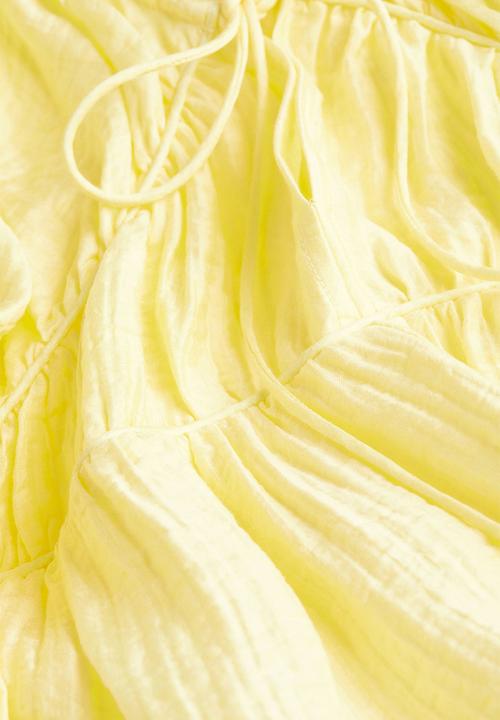 H&M - Oversized lyocell-blend dress - light yellow