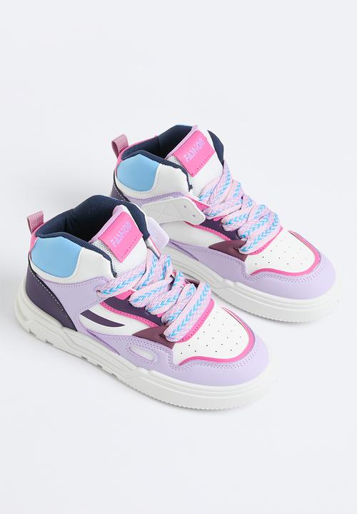Pop Candy - Lace up sneakers - purple