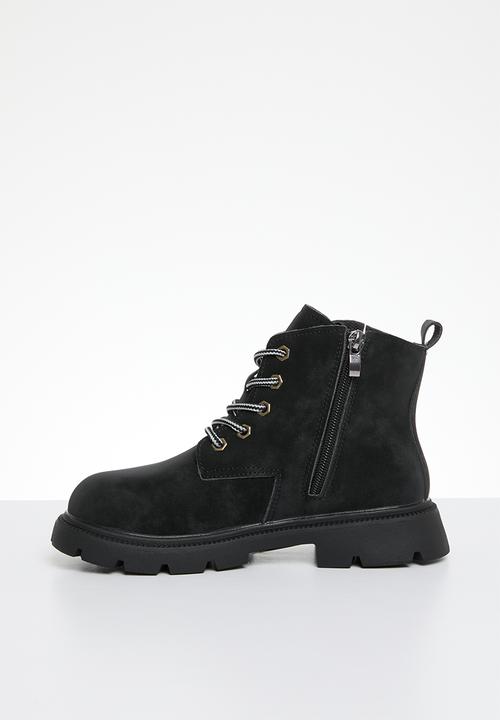 Pop Candy - Lace up boots - black 