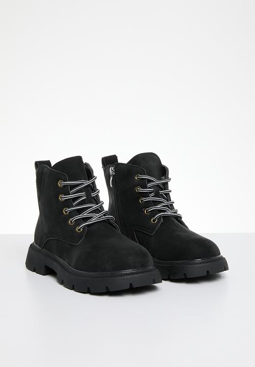 Pop Candy - Lace up boots - black 