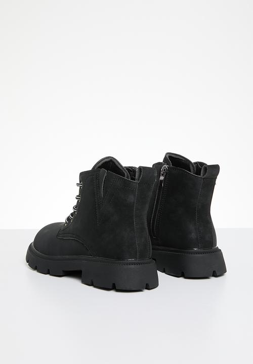 Pop Candy - Lace up boots - black 