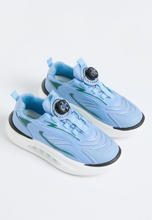 Pop Candy - Rotating buckle sneakers - blue & white