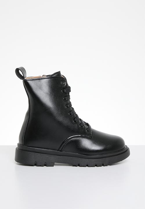 Pop Candy - Lace up boots - black