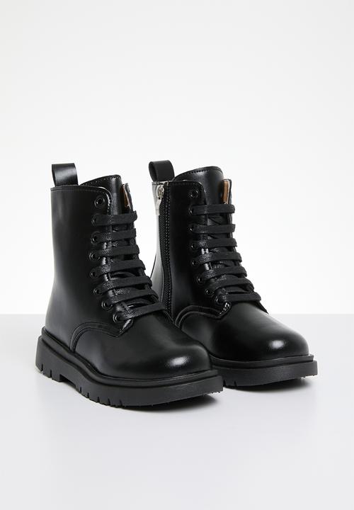 Pop Candy - Lace up boots - black