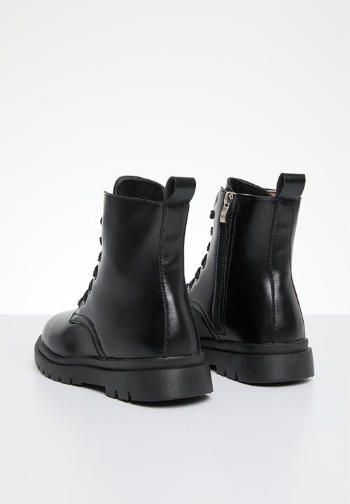 Pop Candy - Lace up boots - black