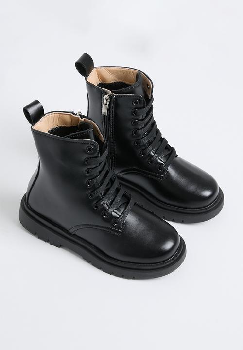 Pop Candy - Lace up boots - black