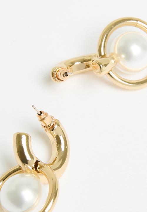 Tessa Design - Hannah ring and pearl earring - gold