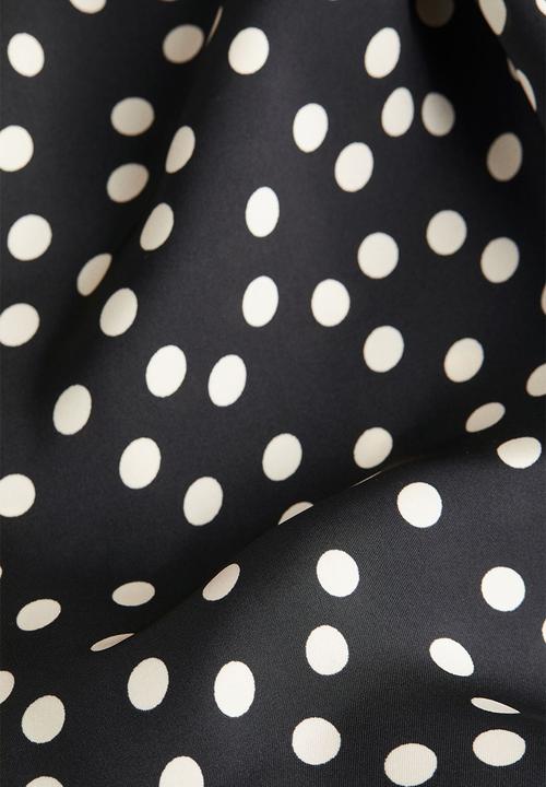 H&M - Patterned trousers - black spotted
