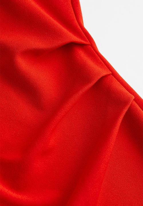 H&M - Pleated dress - red