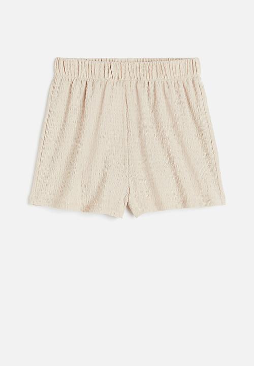 H&M - Crêpe shorts - light beige