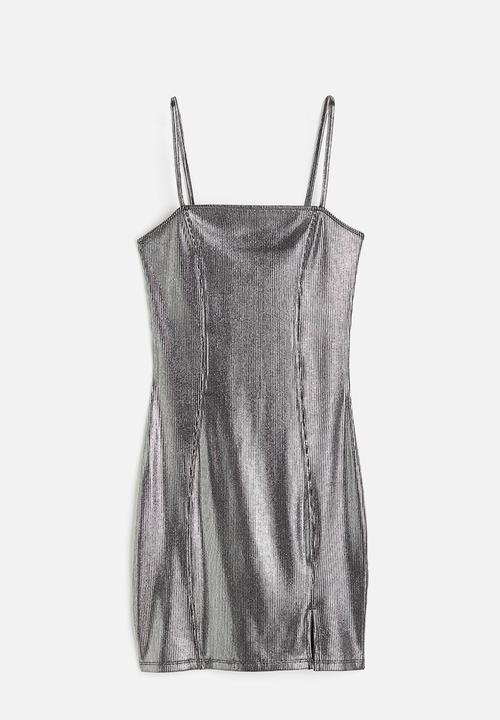 H&M - Bodycon dress - silver-coloured