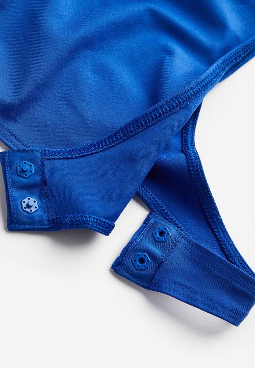 H&M - Jersey thong body - bright blue