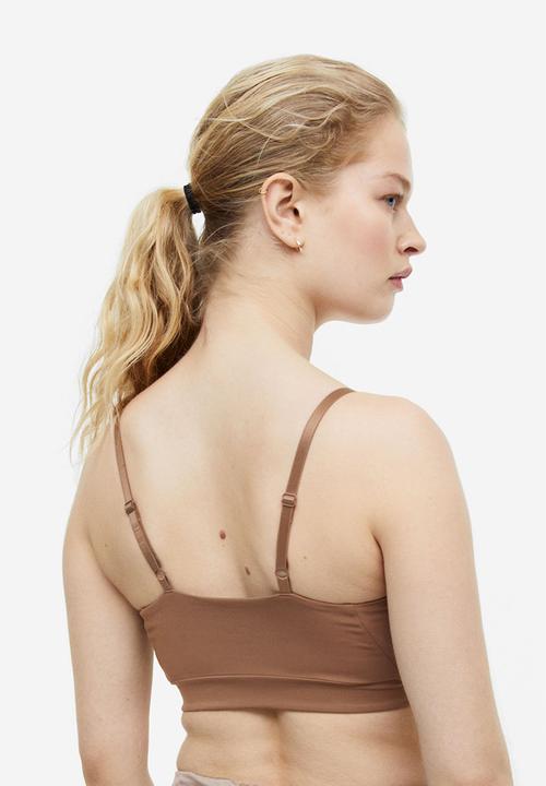 H&M - Softmove™ light support sports bra - light brown
