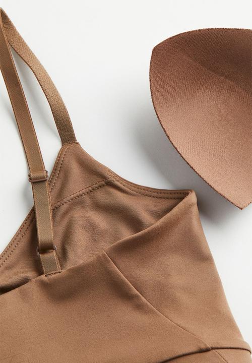H&M - Softmove™ light support sports bra - light brown