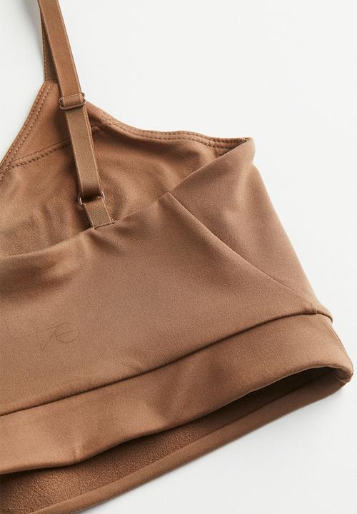 H&M - Softmove™ light support sports bra - light brown