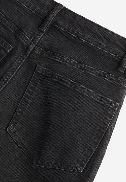 H&M - Denim shorts - black