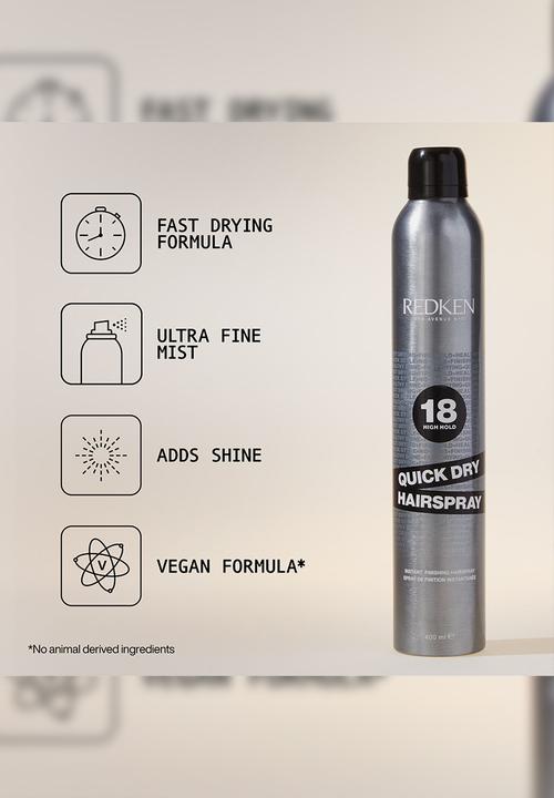 REDKEN - Quick Dry 18 Long Lasting Instant Finishing Hairspray - 400ml