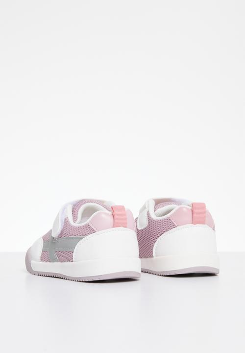 Pop Candy - Velcro and lace up sneaker - pink