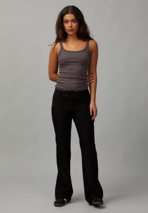 Factorie - Bobbie Flare Pant - Black