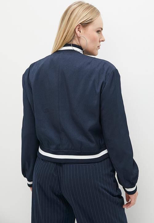 dailyfriday - Basic collegiate bomber - navy