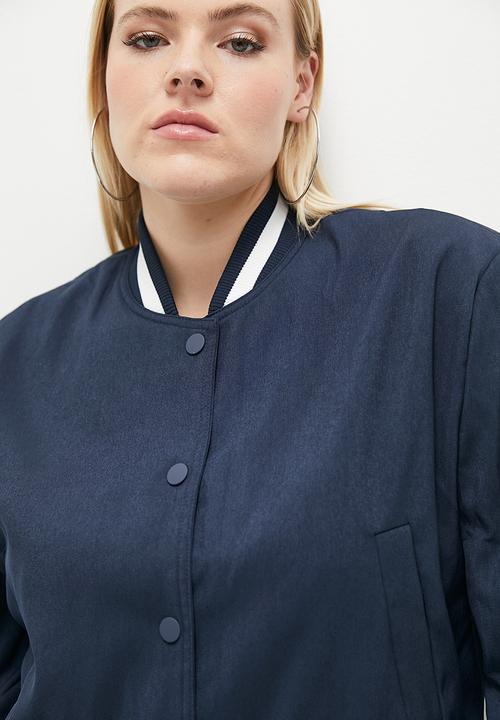 dailyfriday - Basic collegiate bomber - navy