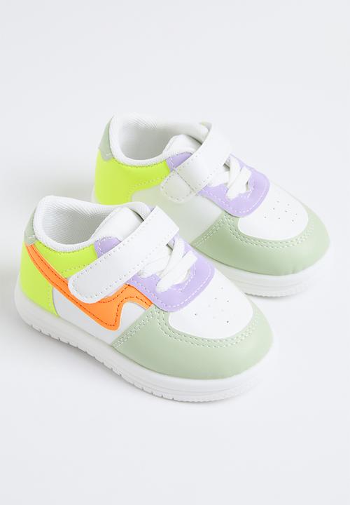 Pop Candy - Velcro strap sneaker - sage multi