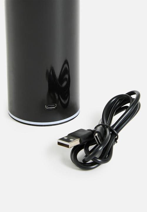 Sixth Floor - Owen touch rechargeable lamp - black