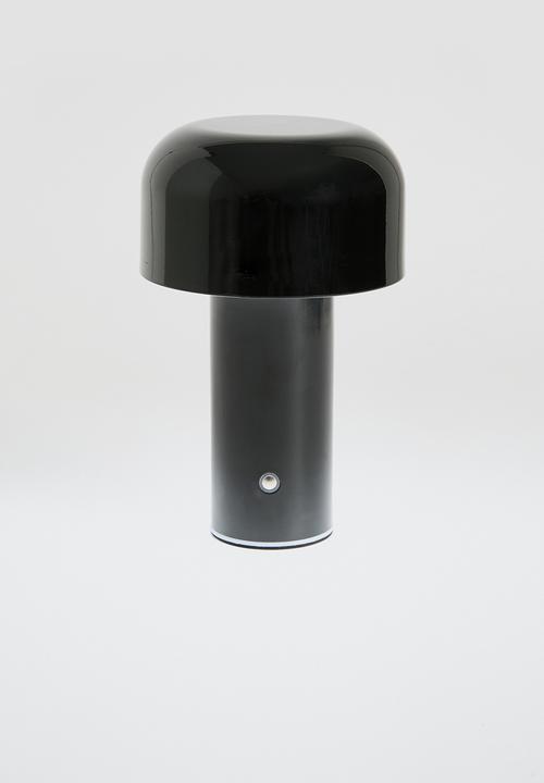 Sixth Floor - Owen touch rechargeable lamp - black