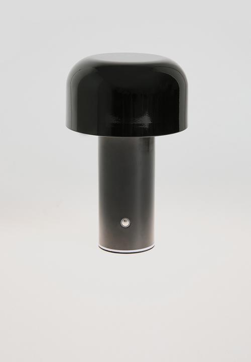 Sixth Floor - Owen touch rechargeable lamp - black