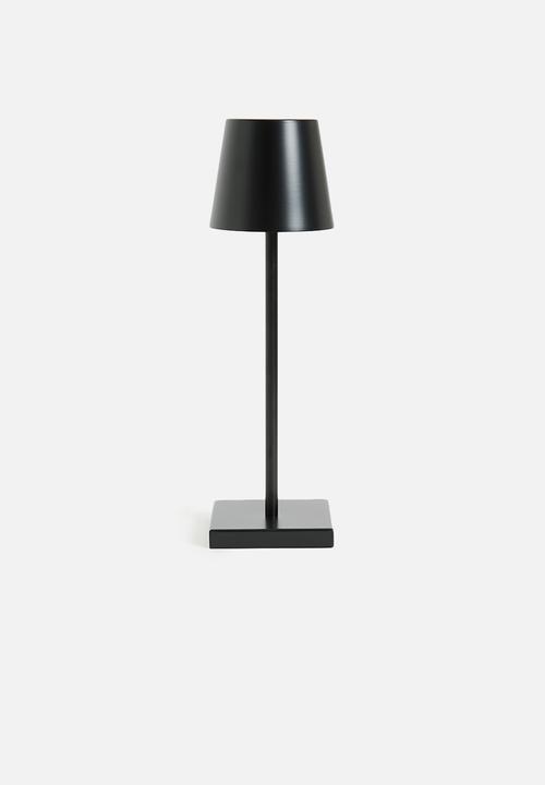 Sixth Floor - Louis touch rechargeable lamp - black