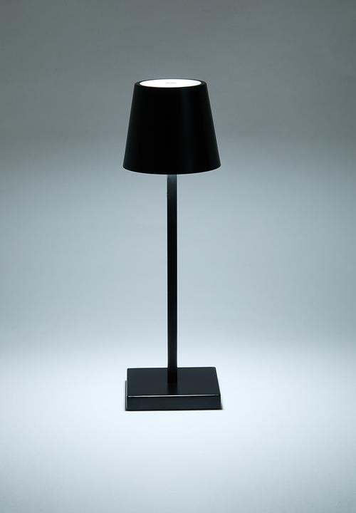 Sixth Floor - Louis touch rechargeable lamp - black
