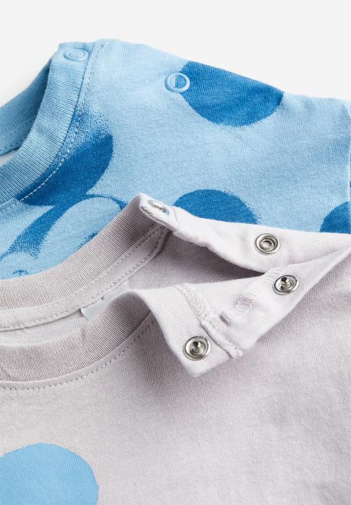 H&M - 2 Pack cotton T-shirts - light grey/mickey mouse