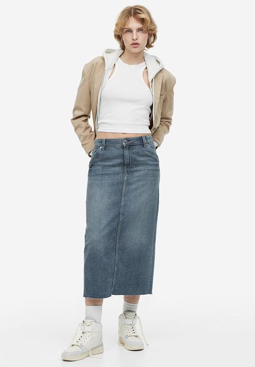 H&M - Denim skirt - denim blue 