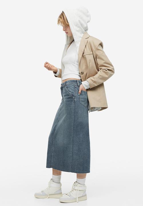 H&M - Denim skirt - denim blue 