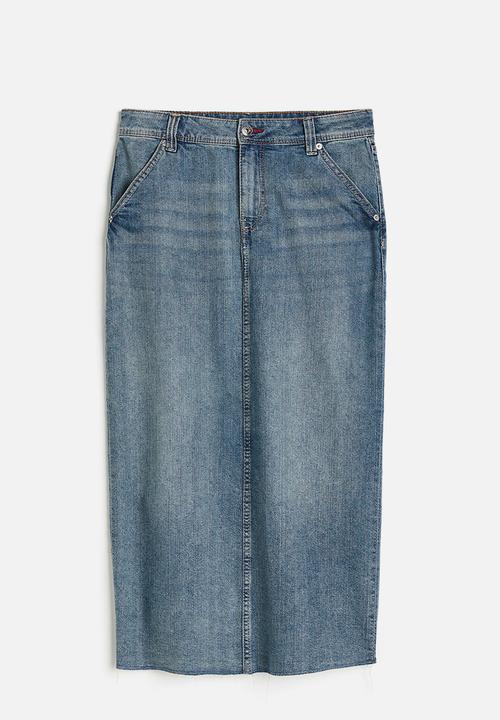 H&M - Denim skirt - denim blue 
