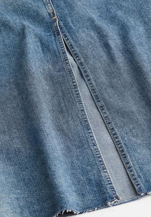 H&M - Denim skirt - denim blue 