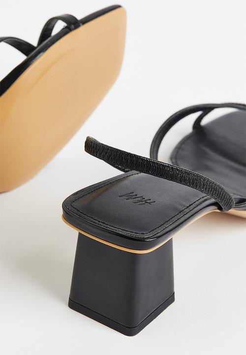 H&M - Heeled sandals - black