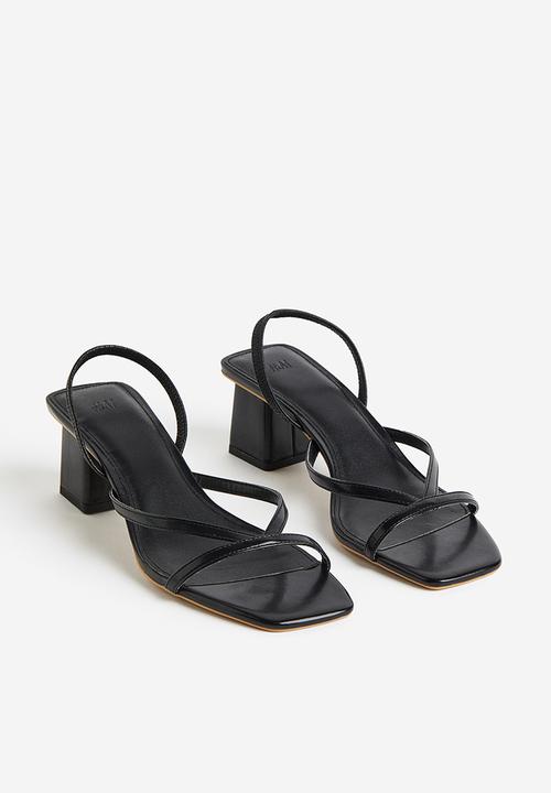 H&M - Heeled sandals - black