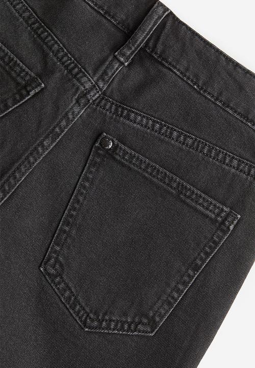 H&M - Denim shorts - black