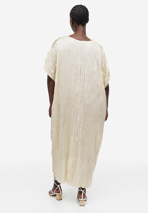 H&M - Pleated tunic dress - cream