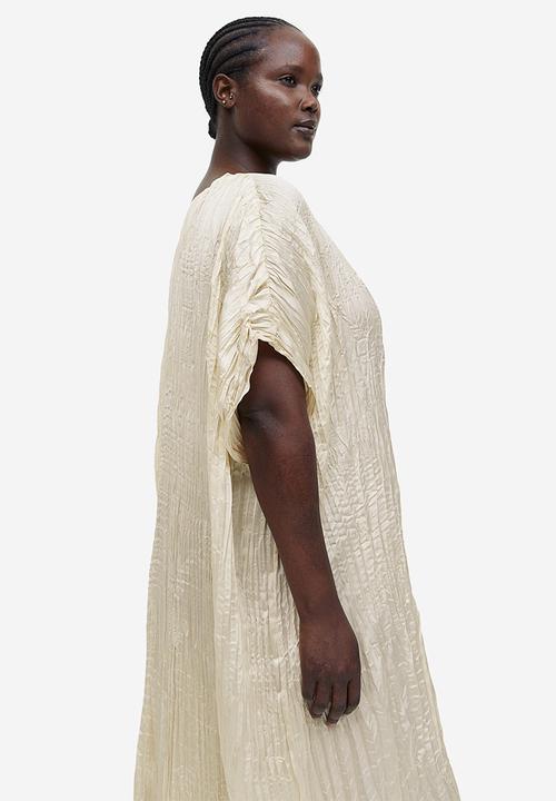 H&M - Pleated tunic dress - cream