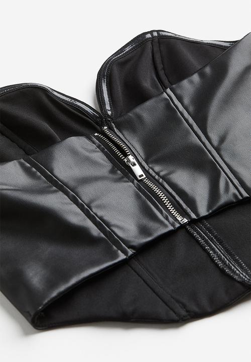 H&M - Corset top - black