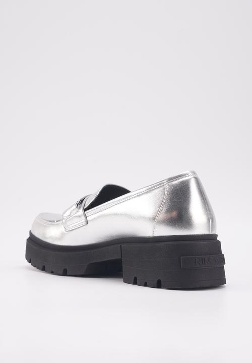 Nine West - Trebo chunky loafer - silver