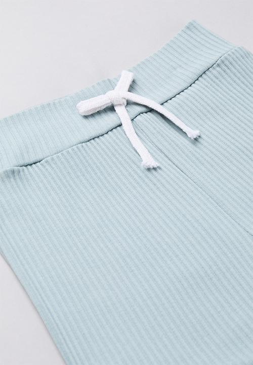 Pop Candy - Tee & short set - blue & white