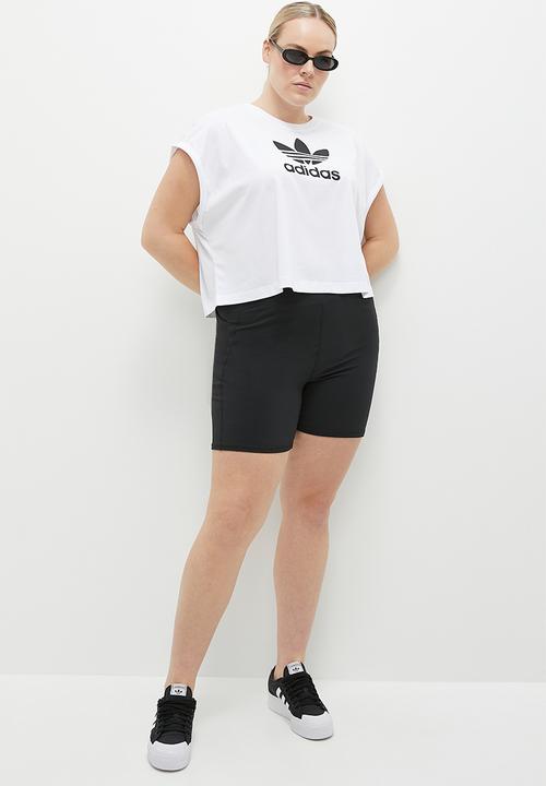 adidas Originals - Plus lf crop w - white